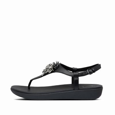 Fitflop Lainey Under The Sea Back-Strap - Sandalen Damen - Schwarz (TAZ273184)